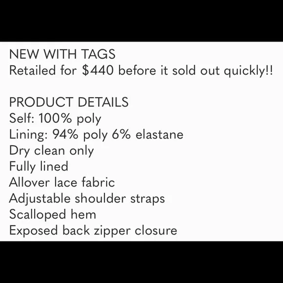 Alice + Olivia Naomi Flare Dress in Sapphire NWT - Picture 7 of 7